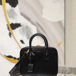 Replica perfetta Borsa YSL Saint Laurent Sac de Jour Bauletto con tracolla nera Imitazione Fake