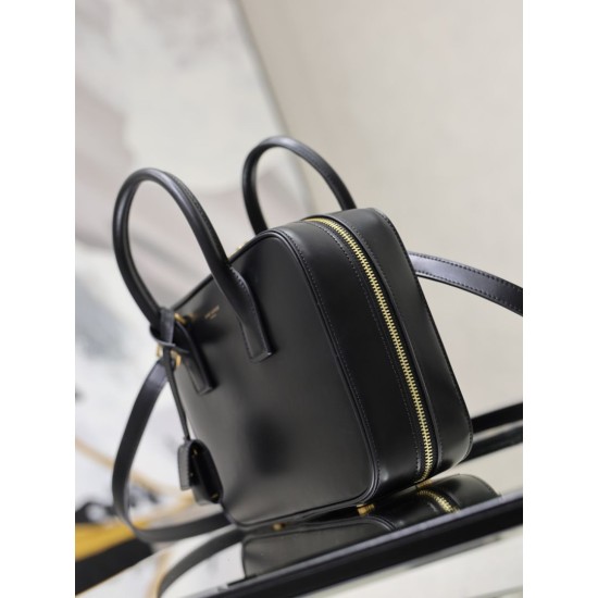 Replica di alta qualità Borsa YSL Saint Laurent Sac de Jour Bauletto con tracolla nera Replica perfetta Borsa YSL Saint Laurent Sac de Jour Bauletto con tracolla nera Imitazione Fake
