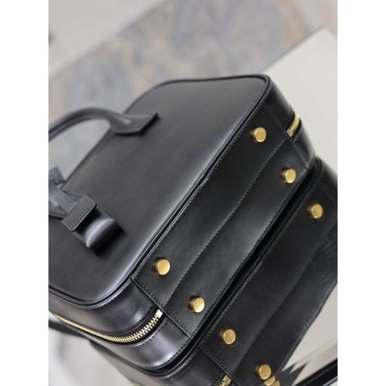 Replica di alta qualità Borsa YSL Saint Laurent Sac de Jour Bauletto con tracolla nera Replica perfetta Borsa YSL Saint Laurent Sac de Jour Bauletto con tracolla nera Imitazione Fake