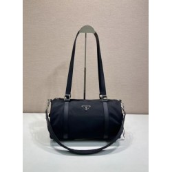 Replica perfetta Borse Valigia Prada 1BB154 nylon Nero Imitazione Fake