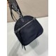 Replica perfetta Borse Valigia Prada 1BB154 nylon Nero Imitazione Fake