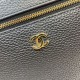 Replica di alta qualità Borsa Chanel Vanity con catena 29cm AS6473 Nera Replica perfetta Borsa Chanel Vanity con catena 29cm AS6473 Nera Imitazione Fake