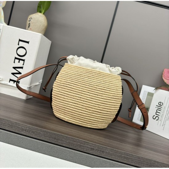 Replica perfetta Borsa Loewe pelle di vitello a nido d'ape Imitazione Fake