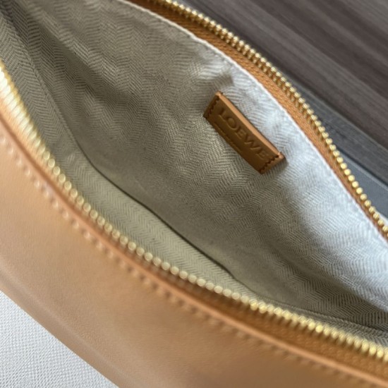 Replica di alta qualità Borsa a tracolla Loewe Hammock Hobo classica Marrone Replica perfetta Borsa a tracolla Loewe Hammock Hobo classica Marrone Imitazione Fake