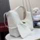 Replica di alta qualità Borsa grande Gucci Giglio traforata GG 853971 bianca Replica perfetta Borsa grande Gucci Giglio traforata GG 853971 bianca Imitazione Fake