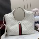 Replica di alta qualità Borsa grande Gucci Giglio traforata GG 853971 bianca Replica perfetta Borsa grande Gucci Giglio traforata GG 853971 bianca Imitazione Fake