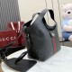 Replica di alta qualità Borsa piccola Gucci Giglio traforata GG 860845 Nero Replica perfetta Borsa piccola Gucci Giglio traforata GG 860845 Nero Imitazione Fake