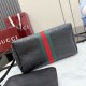 Replica di alta qualità Borsa piccola Gucci Giglio traforata GG 860845 Nero Replica perfetta Borsa piccola Gucci Giglio traforata GG 860845 Nero Imitazione Fake