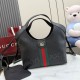 Replica di alta qualità Borsa piccola Gucci Giglio traforata GG 860845 Nero Replica perfetta Borsa piccola Gucci Giglio traforata GG 860845 Nero Imitazione Fake