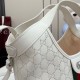 Replica perfetta Borsa piccola Gucci Giglio traforata GG 860845 bianca Imitazione Fake