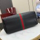 Replica perfetta Borsa grande Gucci Giglio 853971 traforata GG  Nero Imitazione Fake