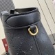 Replica perfetta Borsa grande Gucci Giglio 853971 traforata GG  Nero Imitazione Fake
