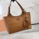 Replica di alta qualità Borsa Tote Miu Miu hammered marrone Replica perfetta Borsa Tote Miu Miu hammered marrone Imitazione Fake
