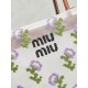 Replica di alta qualità Borsa tote rete ricamata Miu Miu 5BA310 19cm Replica perfetta Borsa tote rete ricamata Miu Miu 5BA310 19cm Imitazione Fake