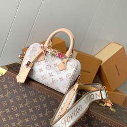 Replica perfetta Borsa Speedy 18 LV M24606 M46970 M24474 Bianco Imitazione Falsa