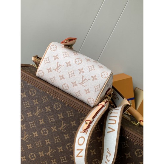 Replica perfetta Borsa Speedy 18 LV M24606 M46970 M24474 Bianco Imitazione Falsa