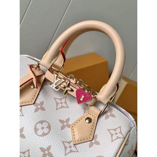 Replica perfetta Borsa Speedy 18 LV M24606 M46970 M24474 Bianco Imitazione Falsa