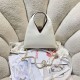 Replica di lusso Borsa shopping Chanel 26A AS6392 bianca Apertura a forma V Replica perfetta Borsa shopping Chanel 26A AS6392 bianca Apertura a forma V Imitazione Falsa