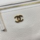 Replica perfetta Borsa Chanel AS5347 Vanity con catena 23cm Bianco Imitazione Falsa