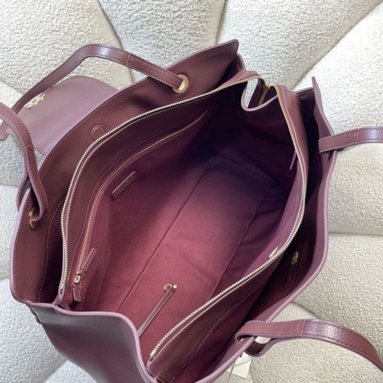 Replica di lusso Borsa tote Chanel AS6245 Super bordeaux Replica perfetta Borsa tote Chanel AS6245 Super bordeaux Imitazione Falsa