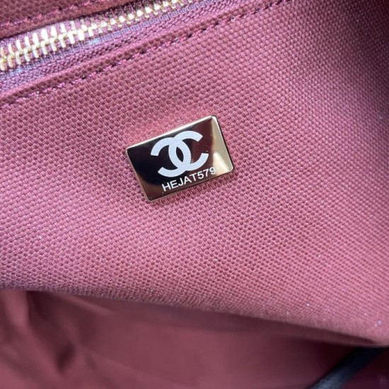 Replica di lusso Borsa tote Chanel AS6245 Super Nero Replica perfetta Borsa tote Chanel AS6245 Super Nero Imitazione Falsa