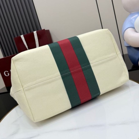 Replica di lusso Borsa tote media Gucci Positano 875929 bianca Replica perfetta Borsa tote media Gucci Positano 875929 bianca Imitazione Falsa
