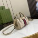 Replica perfetta Borsa Mini Boston Gucci Ophidia 781490 avena Imitazione Falsa