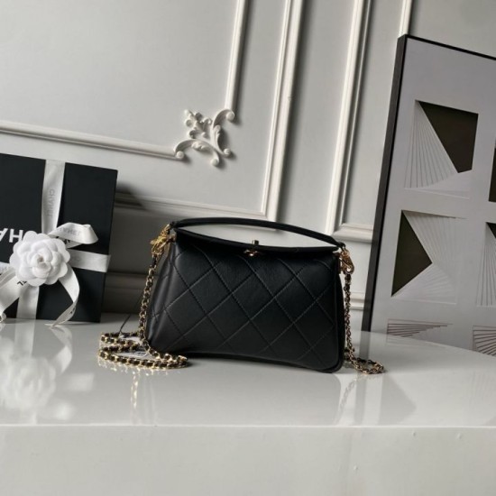 Replica di lusso Borsa a tracolla Chanel 26S AS6255 Nero Replica perfetta Borsa a tracolla Chanel 26S AS6255 Nero Imitazione Falsa