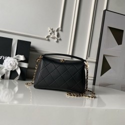Replica perfetta Borsa a tracolla Chanel 26S AS6255 Nero Imitazione Falsa