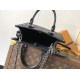Replica perfetta LV onthego PM Codice variabile Chip M14576 Nero Imitazione Falsa