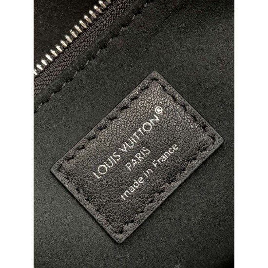 Replica perfetta LV onthego PM Codice variabile Chip M14576 Nero Imitazione Falsa