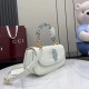 Replica di lusso Borsa Gucci Bamboo Diva 827750 Bianca Replica perfetta Borsa Gucci Bamboo Diva 827750 Bianca Imitazione Falsa