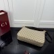 Replica perfetta Borsa a tracolla Gucci Lady Lunetta Chain A0060A Marrone Imitazione Falsa