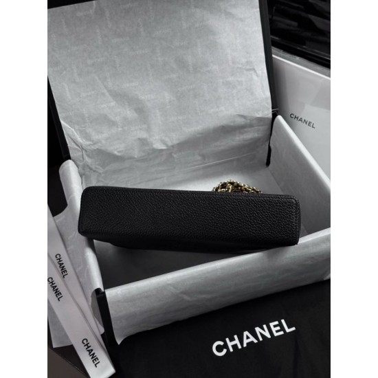 Replica di lusso Beauty case grande Chanel Métiers d'art con catena AP5437 Nero Replica perfetta Beauty case grande Chanel Métiers d'art con catena AP5437 Nero Imitazione Falsa