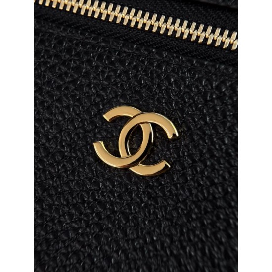 Replica di lusso Beauty case grande Chanel Métiers d'art con catena AP5437 Nero Replica perfetta Beauty case grande Chanel Métiers d'art con catena AP5437 Nero Imitazione Falsa