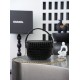 Replica di lusso Mini borsa a tracolla Chanel stampa coccodrillo AS6424 Nero Replica perfetta Mini borsa a tracolla Chanel stampa coccodrillo AS6424 Nero Imitazione Falsa
