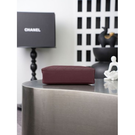 Replica di lusso Borsa Chanel AS6392 triangolare trapuntata bordeaux Replica perfetta Borsa Chanel AS6392 triangolare trapuntata bordeaux Imitazione Falsa