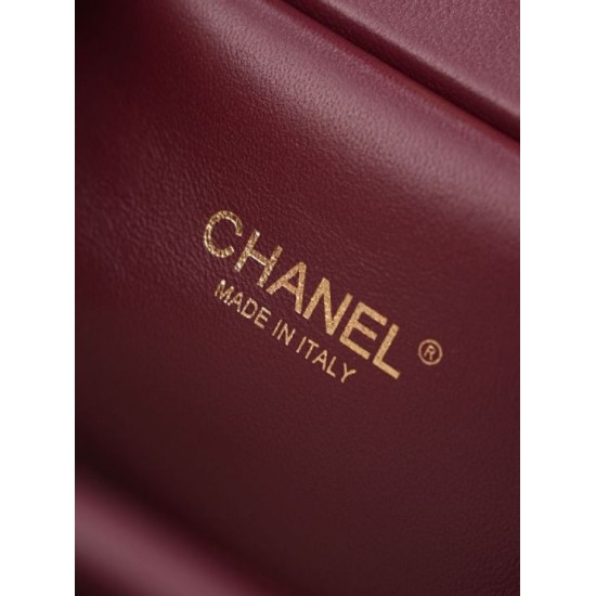 Replica di lusso Borsa Chanel AS6392 triangolare trapuntata bordeaux Replica perfetta Borsa Chanel AS6392 triangolare trapuntata bordeaux Imitazione Falsa