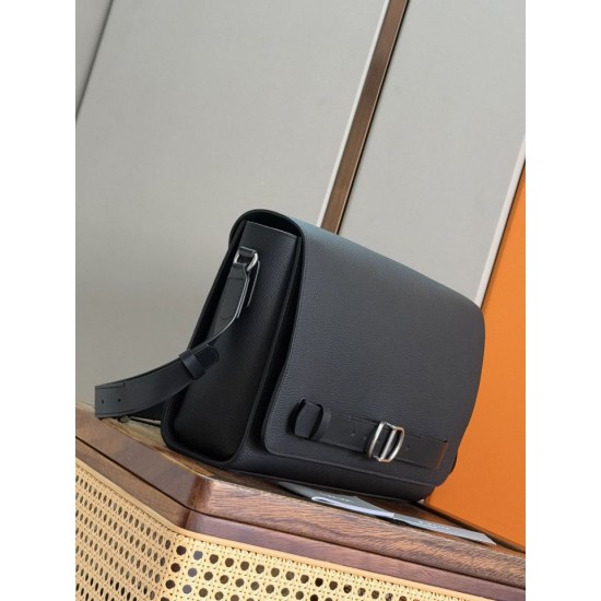 Replica di lusso Borsa a tracolla Dior Normandie con patta nera Replica perfetta Borsa a tracolla Dior Normandie con patta nera Imitazione Falsa