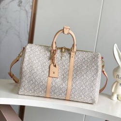 Replica perfetta Borsa da viaggio LV Keepall Bandoulière 45 con monogram  Imitazione Falsa