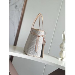 Replica di lusso Borsa Louis Vuitton Neverfull MM M2A381 jacquard bianco Replica perfetta Borsa Louis Vuitton Neverfull MM M2A381 jacquard bianco Imitazione Falsa
