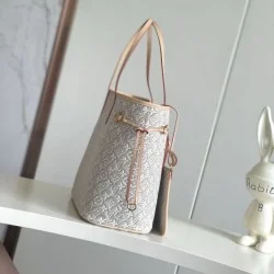 Replica di lusso Borsa Louis Vuitton Neverfull MM M2A381 jacquard bianco Replica perfetta Borsa Louis Vuitton Neverfull MM M2A381 jacquard bianco Imitazione Falsa