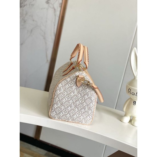 Replica perfetta Borse LV Speedy Soft 30 M28479 163 chip dinamico Imitazione Falsa