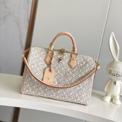 Replica perfetta Borse LV Speedy Soft 30 M28479 163 chip dinamico Imitazione Falsa