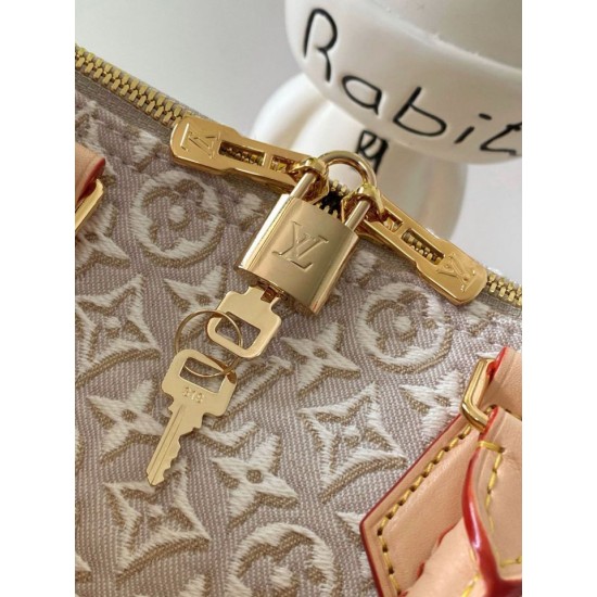 Replica perfetta Borse LV Speedy Soft 30 M28479 163 chip dinamico Imitazione Falsa