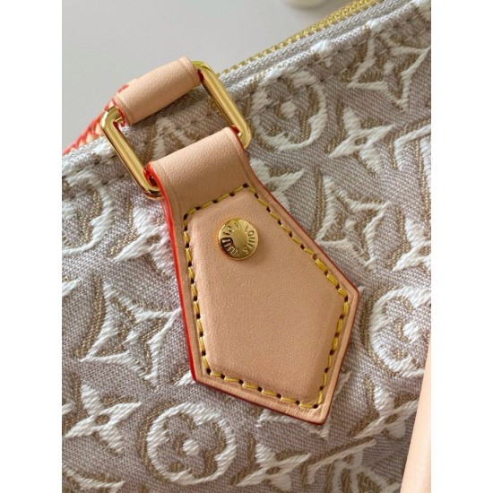 Replica perfetta Borse LV Speedy Soft 30 M28479 163 chip dinamico Imitazione Falsa