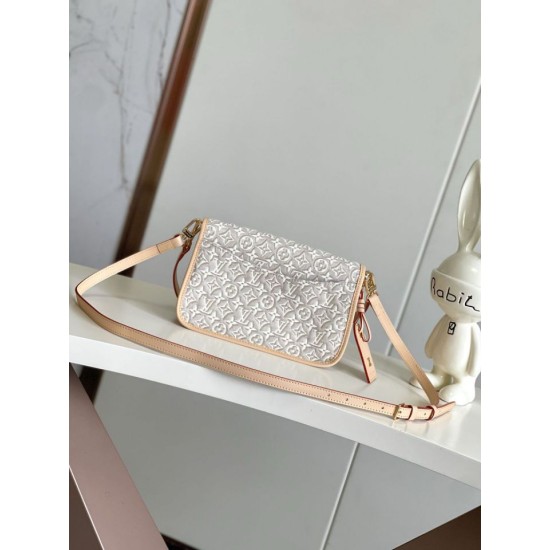 Replica di lusso Borsa a tracolla LV Diane M29795 Replica perfetta Borsa a tracolla LV Diane M29795 Imitazione Falsa
