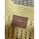 Replica Perfetta Borsa tote Icare YSL Saint Laurent con intreccio rafia albicocca Imitazione Falsa