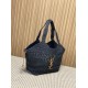 Replica AAA Borsa tote Icare YSL Saint Laurent con intreccio rafia Nero Replica Perfetta Borsa tote Icare YSL Saint Laurent con intreccio rafia Nero Imitazione Falsa