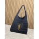 Replica AAA Borsa tote Icare YSL Saint Laurent con intreccio rafia Nero Replica Perfetta Borsa tote Icare YSL Saint Laurent con intreccio rafia Nero Imitazione Falsa
